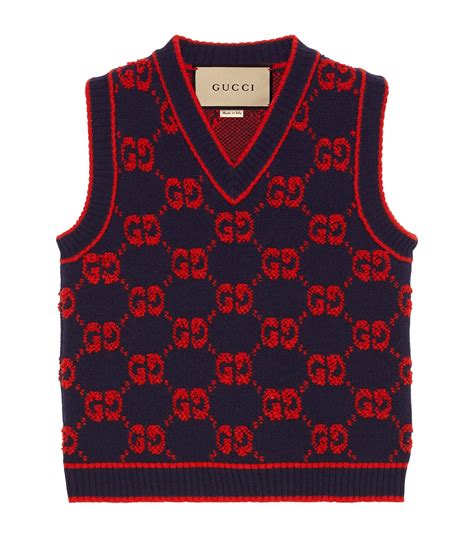 gucci sleeveless sweater|Gucci color sweater.